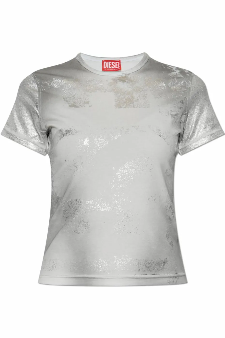 Diesel SZARY T-shirt ` T-UNCUTIE-LONG-Q5`