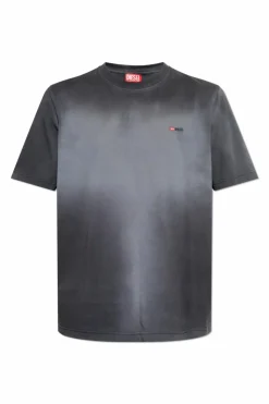Diesel SZARY T-shirt `T-ADJUST-R15`