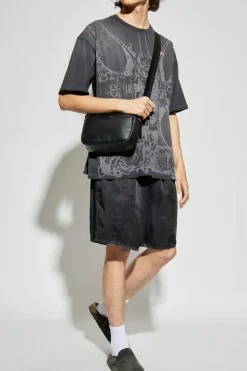 Diesel SZARY T-shirt `T-BOXT-T13`
