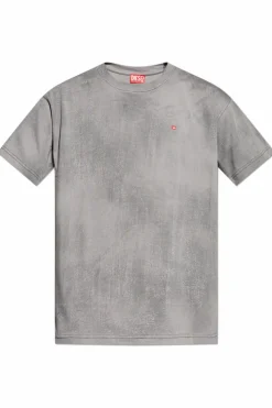 Diesel SZARY T-shirt `T-NORM-T8`