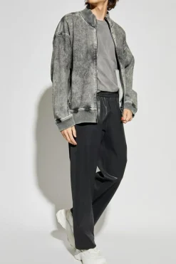 Diesel SZARY T-shirt `T-NORM-T8`