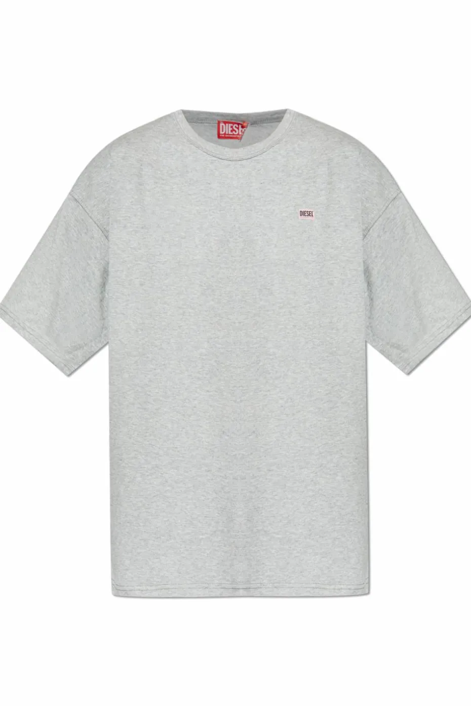 Diesel SZARY T-shirt z logo