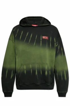 Diesel ZIELONY Bluza `S-BOXT-HOOD-R2`