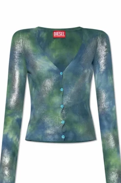 Diesel ZIELONY Kardigan ` M-ISOTTA`