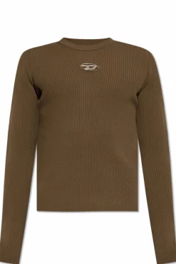 Diesel ZIELONY Sweter `K-ZACKARY-ROUND`