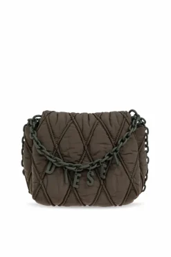 Diesel ZIELONY Torba na ramię `HARM-D SHOULDER`