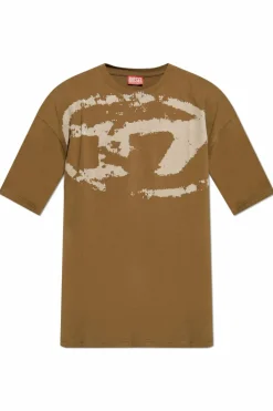 Diesel ZIELONY T-shirt `T-BOXT-N14`