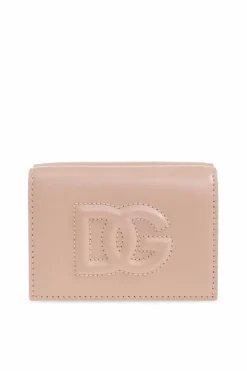 Dolce & Gabbana beżowy Portfel z logo