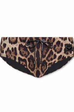 Dolce & Gabbana beżowy Slipy kąpielowe