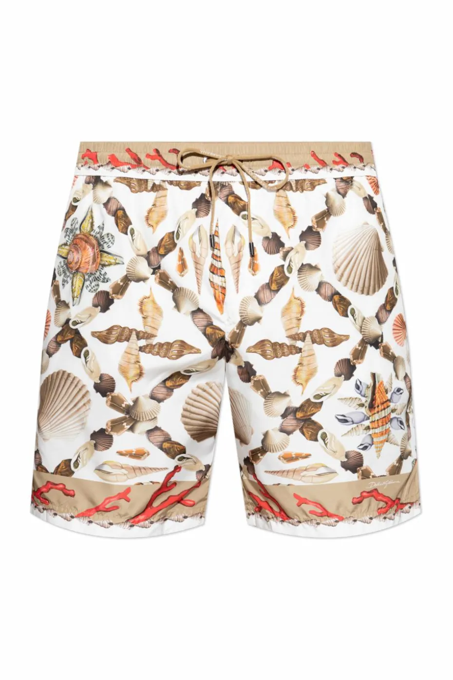 Dolce & Gabbana beżowy Szorty kąpielowe