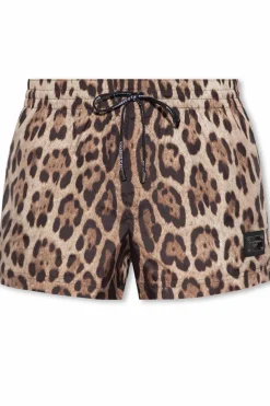 Dolce & Gabbana beżowy Szorty kąpielowe