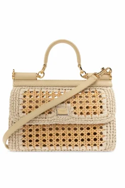 Dolce & Gabbana beżowy Torba na ramię `Sicily`