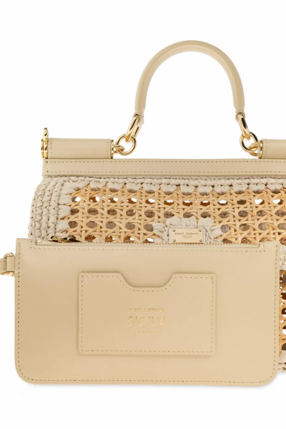 Dolce & Gabbana beżowy Torba na ramię `Sicily`