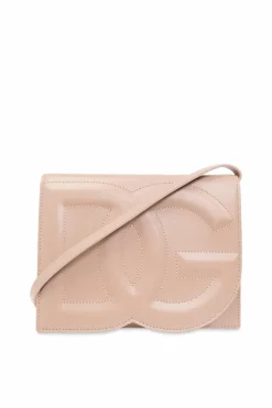 Dolce & Gabbana beżowy Torba na ramię z logo