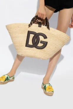 Dolce & Gabbana beżowy Torba ‘Medium Kendra’ typu ‘shopper’