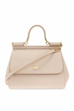 Dolce & Gabbana beżowy Torba na ramię ‘Sicily Large’