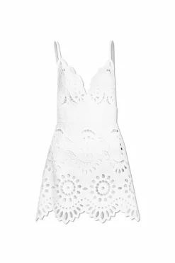 Dolce & Gabbana BIAŁY Ażurowa sukienka