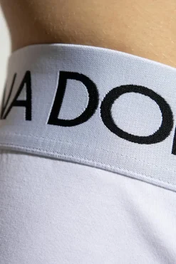 Dolce & Gabbana BIAŁY Dwupak bokserek z logo