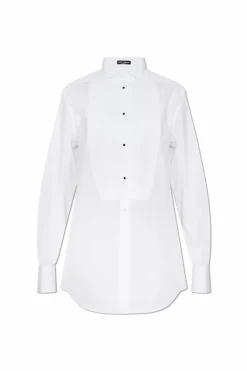 Dolce & Gabbana BIAŁY Smokingowa koszula
