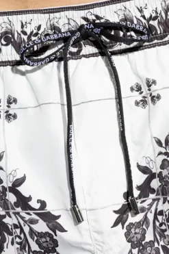 Dolce & Gabbana BIAŁY Szorty kąpielowe