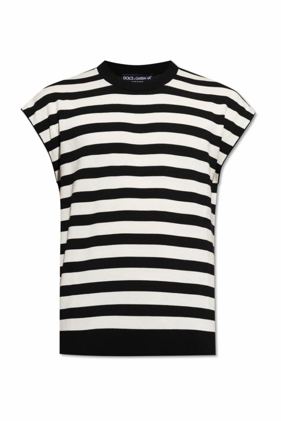 Dolce & Gabbana BIAŁY Top bez rękawów
