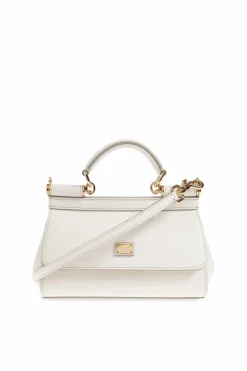 Dolce & Gabbana BIAŁY Torba do ręki `Sicily Small`