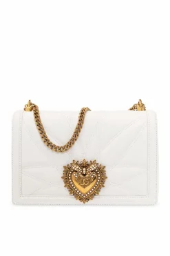 Dolce & Gabbana BIAŁY Torba na ramię z logo