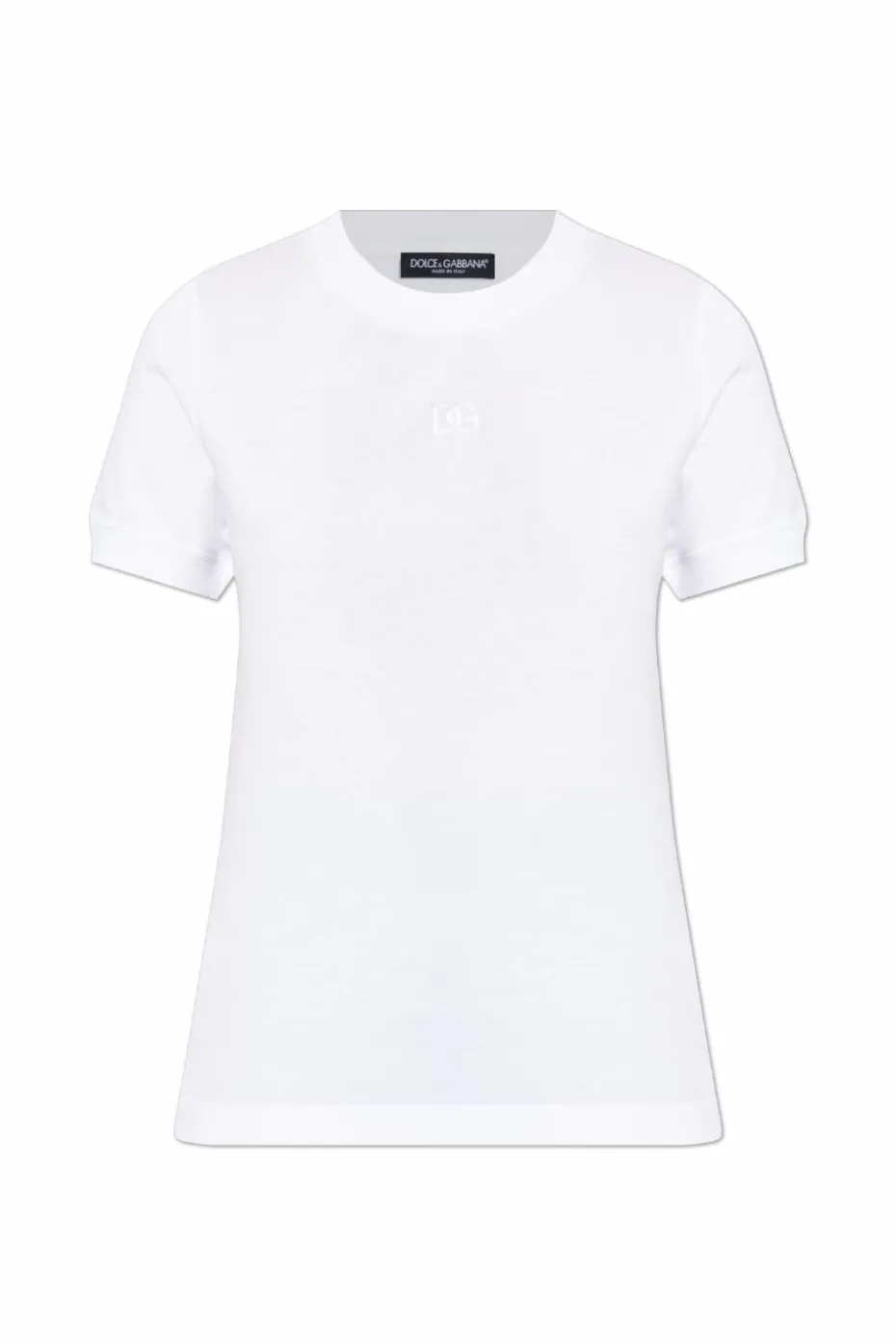 Dolce & Gabbana BIAŁY T-shirt z logo
