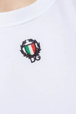 Dolce & Gabbana BIAŁY T-shirt bez rękawów