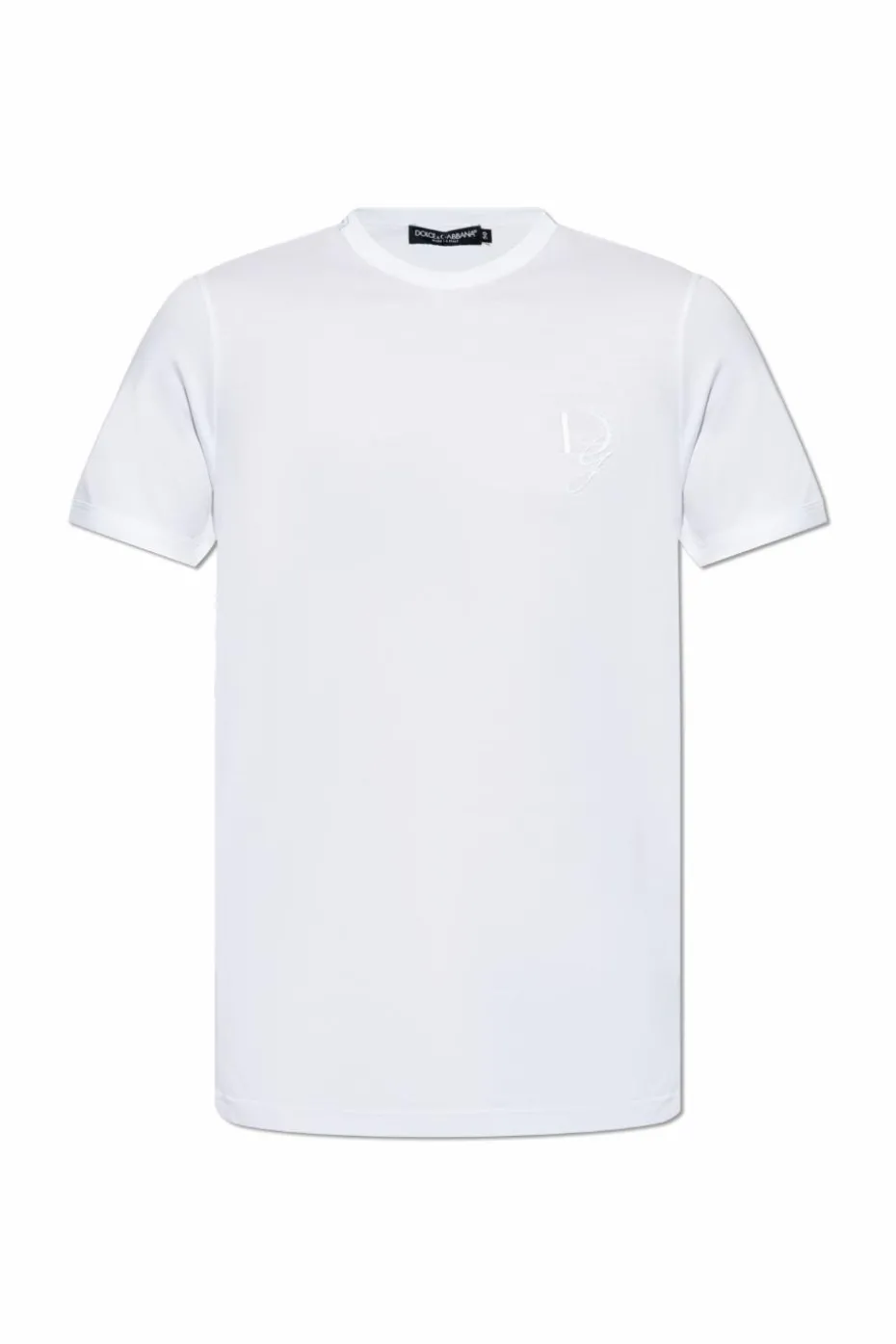 Dolce & Gabbana BIAŁY T-shirt z logo