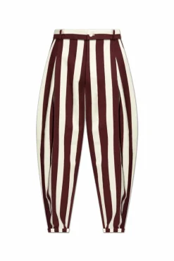 Dolce & Gabbana BORDO Spodnie ze wzorem w pasy