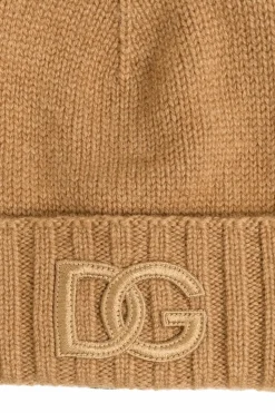 Dolce & Gabbana BRĄZOWY Czapka z logo