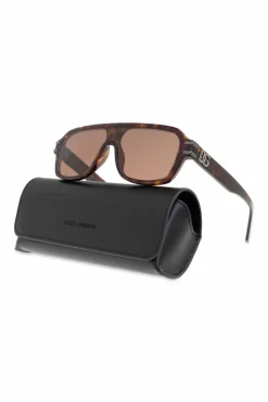 Dolce & Gabbana BRĄZOWY Okulary przeciwsłoneczne