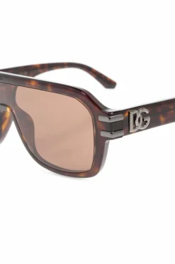 Dolce & Gabbana BRĄZOWY Okulary przeciwsłoneczne