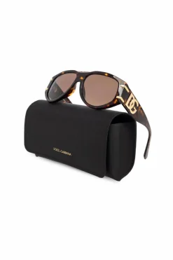 Dolce & Gabbana BRĄZOWY Okulary przeciwsłoneczne