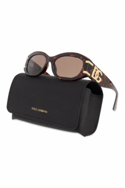 Dolce & Gabbana BRĄZOWY Okulary przeciwsłoneczne