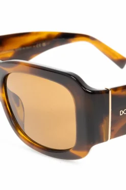 Dolce & Gabbana BRĄZOWY Okulary przeciwsłoneczne