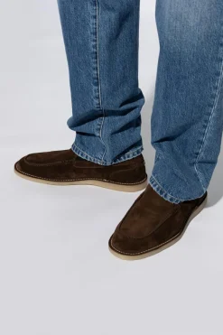 Dolce & Gabbana BRĄZOWY Skórzane buty
