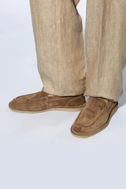 Dolce & Gabbana BRĄZOWY Skórzane buty