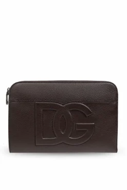 Dolce & Gabbana BRĄZOWY Torba do ręki