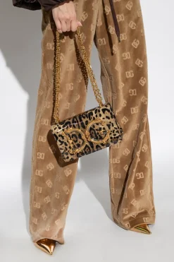 Dolce & Gabbana BRĄZOWY Torba na ramię 'DG Girls'