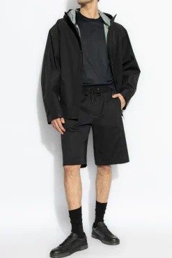 Dolce & Gabbana CZARNY Bawełniane szorty z logo