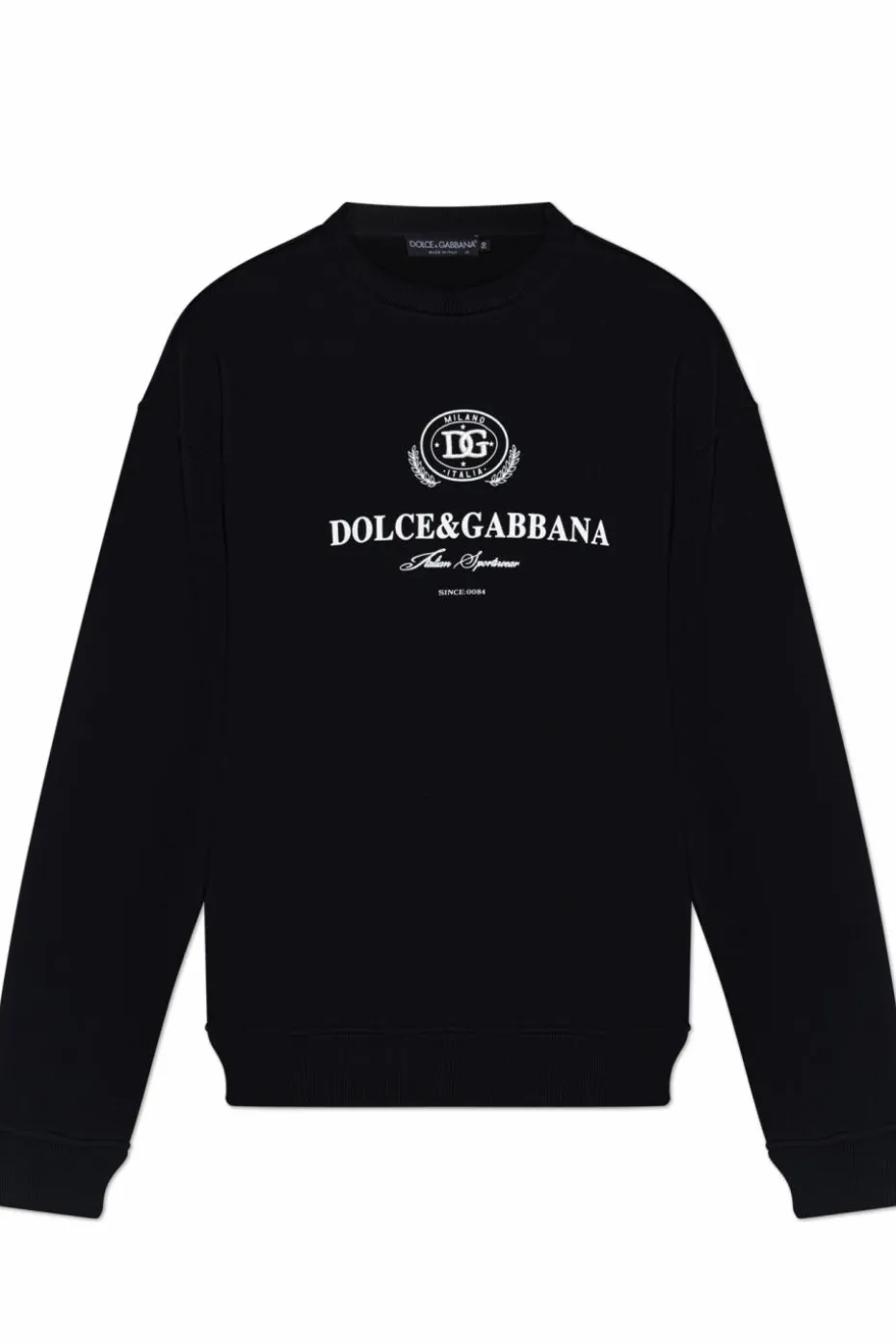 Dolce & Gabbana CZARNY Bluza z nadrukowanym logo