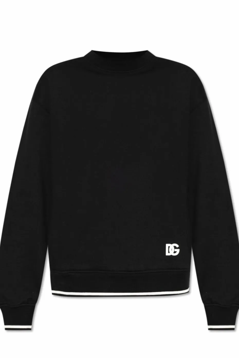 Dolce & Gabbana CZARNY Bluza z nadrukiem