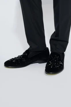 Dolce & Gabbana CZARNY Buty ‘Milano’ typu ‘loafers’