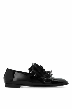 Dolce & Gabbana CZARNY Buty z tiulową aplikacją