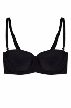 Dolce & Gabbana CZARNY Góra od kostiumu kąpielowego