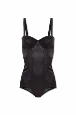 Dolce & Gabbana CZARNY Jedwabne body