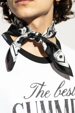 Dolce & Gabbana CZARNY Jedwabna poszetka