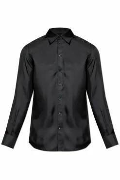 Dolce & Gabbana CZARNY Jedwabna koszula